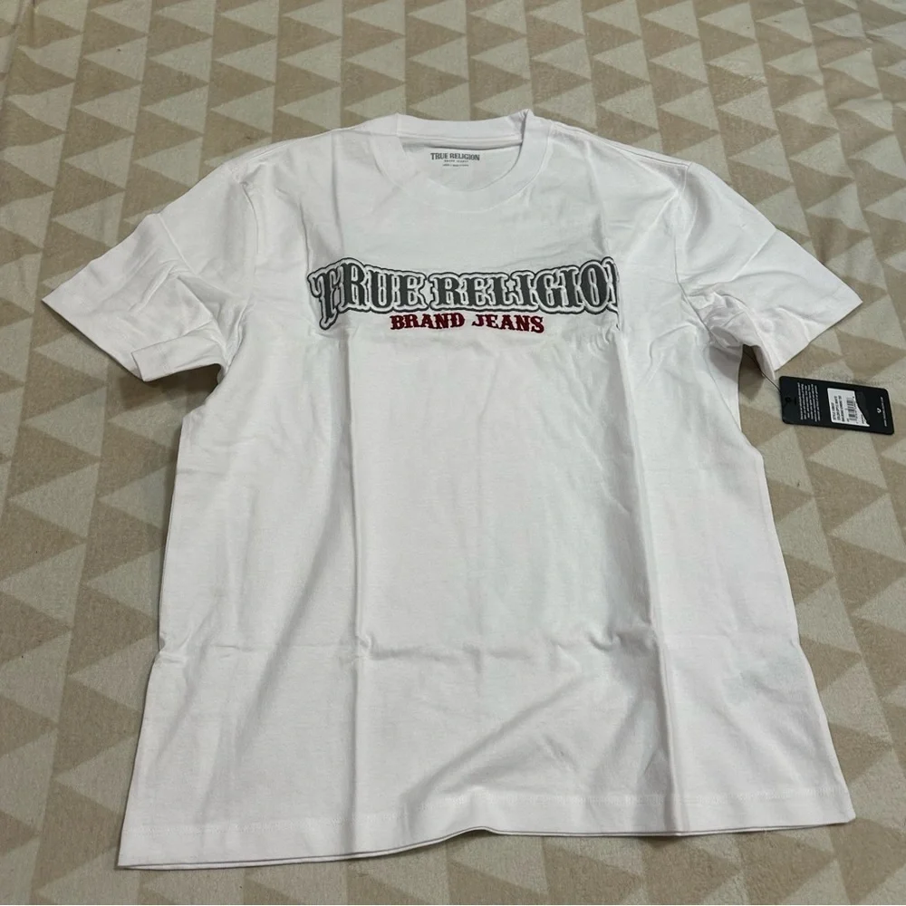 EMBROIDERED TRUE RELIGION TEE
